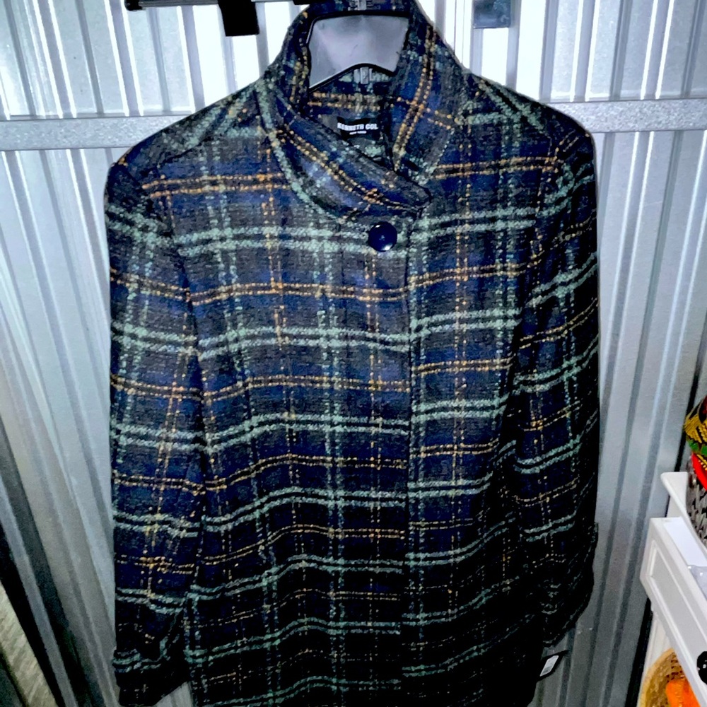 Kenneth Cole jacket multi color blue